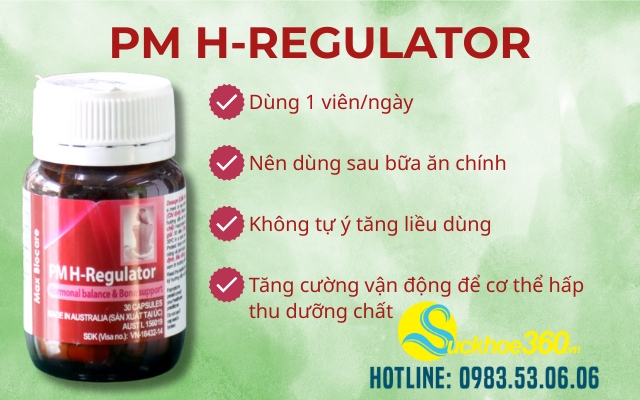 Hướng dẫn sử dụng khi dùng PM H-Regulator Úc