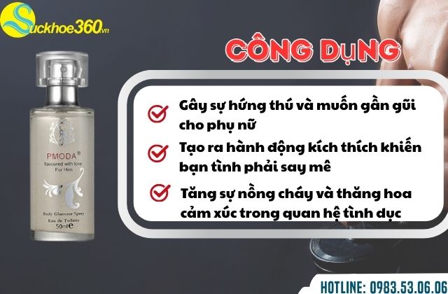 Pmoda For Him có công dụng như thế nào?