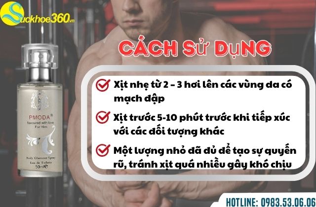 Cách sử dụng Pmoda For Him hiệu quả