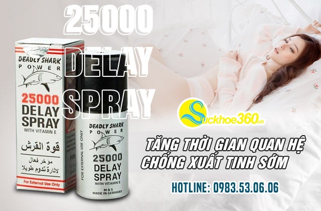 Giới thiệu về sản phẩm 25000 Delay Spray
