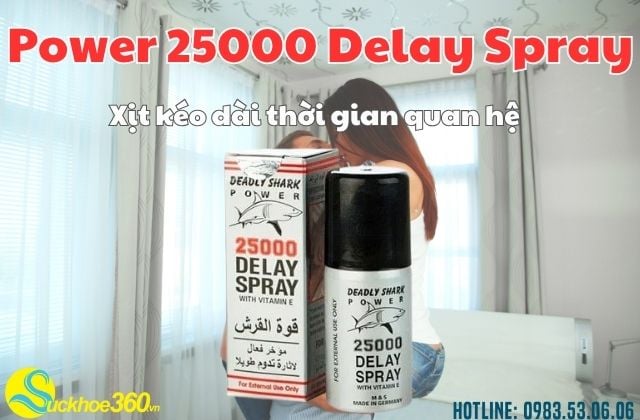 Giới thiệu Power 25000 Delay Spray