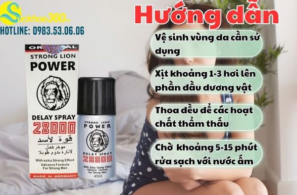 Cách sử dụng chai xịt Power 28000 hiệu quả