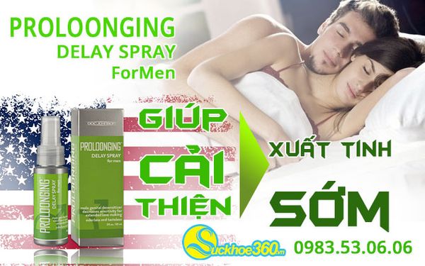 giới thiệu proloonging delay spray for men