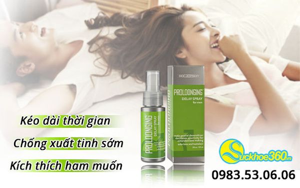 công dụng proloonging delay spray for men