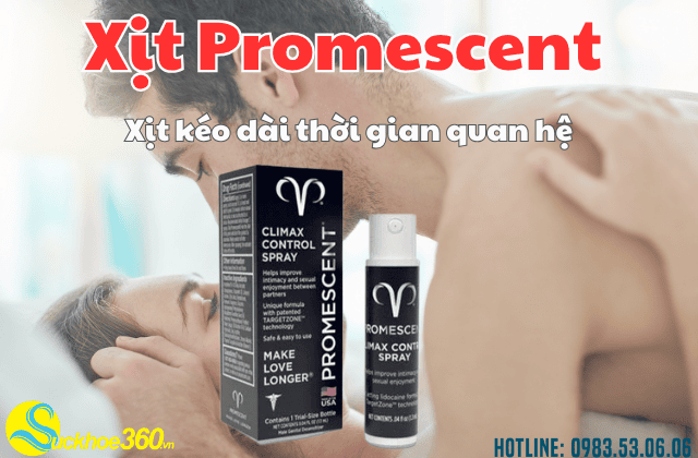 Giới thiệu chai xịt Promescent là gì?