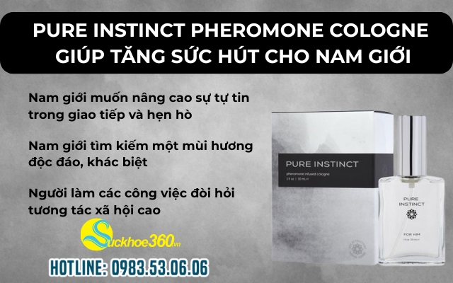 Đối Tượng Phù Hợp Sử Dụng Pure Instinct Pheromone Cologne