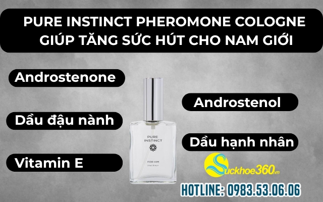 Thành Phần Cốt Lõi Của Pure Instinct Pheromone Cologne