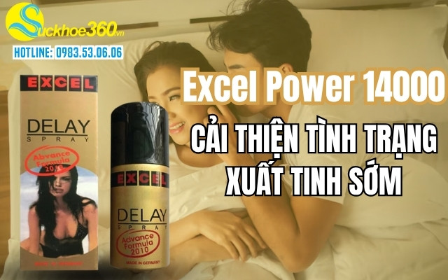 Sự thật nguồn gốc của xịt Excel Power 14000 Delay Spray