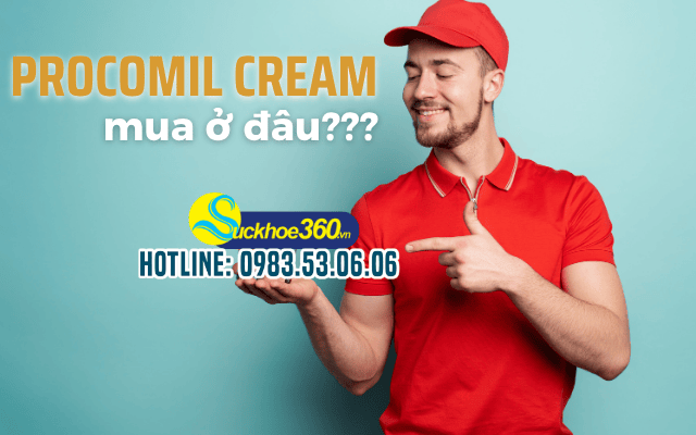 giá bán Gel Procomil Cream chính hãng là bao nhiêu mua ở đâu