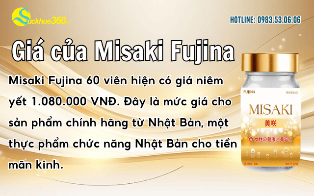 giá Viên uống Misaki Fujina