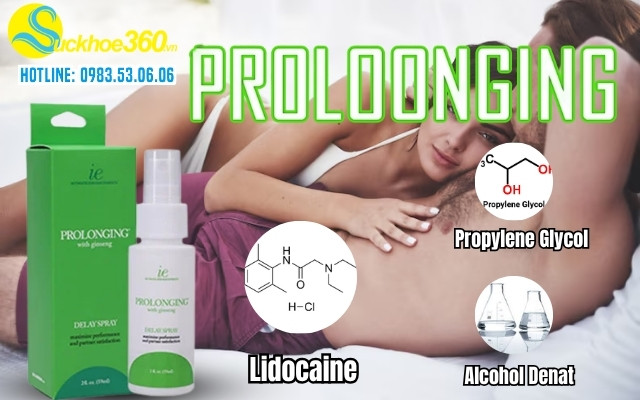 Prolonging Delay Spray For Men có thành phần gì?