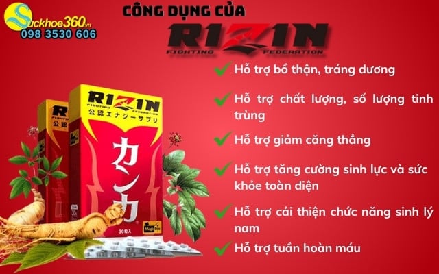 Công dụng của Rizin