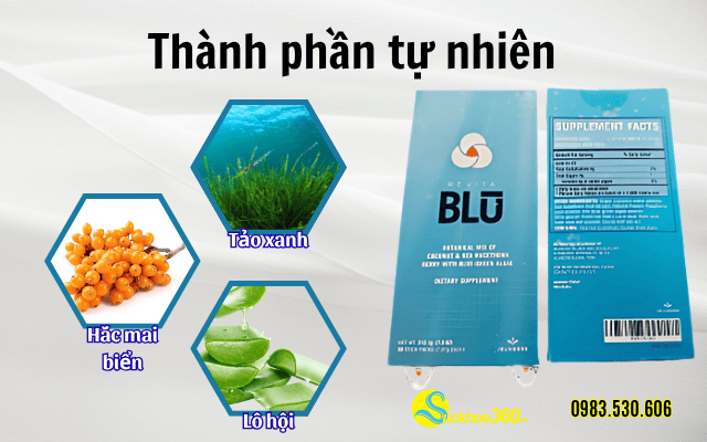 Thành phần tự nhiên trong Revita Blu