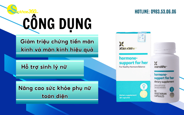 Hormone Support For Her Xtend-Life công dụng