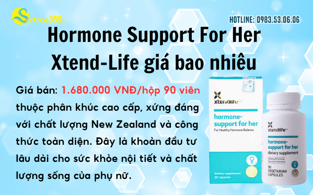 Hormone Support For Her Xtend-Life giá bao nhiêu