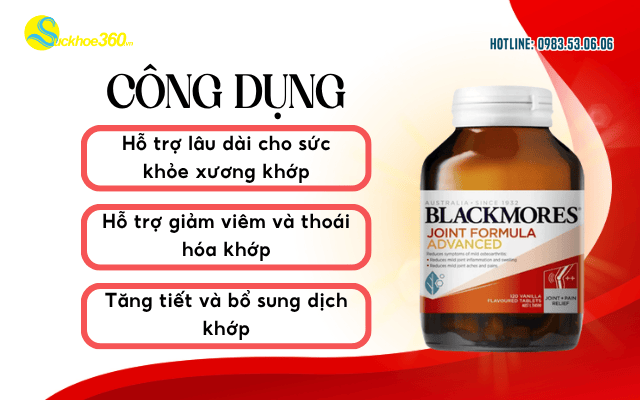 Blackmores Joint Formula Advanced công dụng
