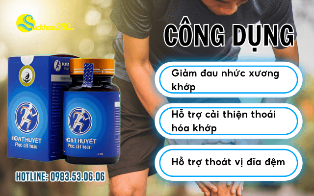 Hoạt Huyết Phục Cốt Hoàn công dụng