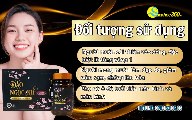 Viên Uống Đào Ngọc đối tượng sử dụng