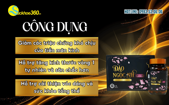 Viên Uống Đào Ngọc công dụng
