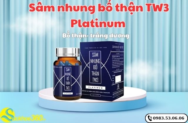 Giới thiệu chung về sâm nhung bổ thận TW3 Platinum