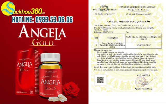 Sản phẩm Sâm Angela Gold có thật sự tốt không?