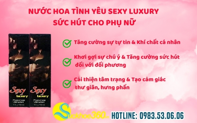 Công Dụng Đa Chiều Của Nước Hoa Sexy Luxury