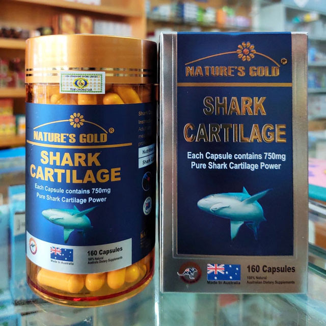 Nature's Gold Shark Cartilage - Hỗ trợ chống lão hóa xương hiệu quả