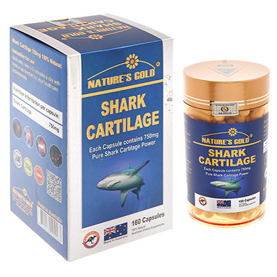 Nature's Gold Shark Cartilage - Hỗ trợ chống lão hóa xương hiệu quả