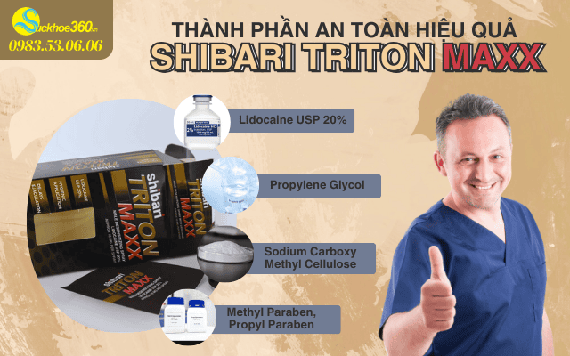 Shibari Triton Maxx thành phần