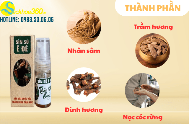 Thành phần nổi bật trong Sìn Sú Ê Đê
