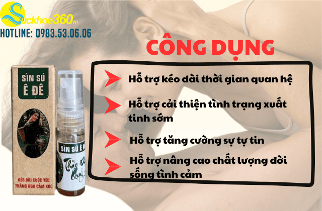 công dụng của Sìn Sú Ê Đê