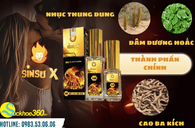 Thành phần nổi bật trong Sìn Sú X