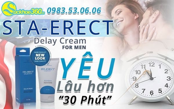 giới thiệu sta-erect delay cream for men