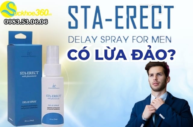 Thực hư Sta-Erect Delay Spray lừa đảo?