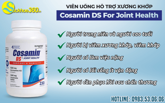 Ai nên sử dụng Cosamin DS For Joint Health?