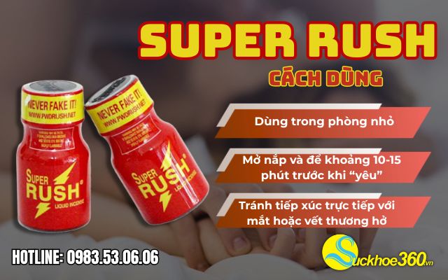 cách dùng super rush