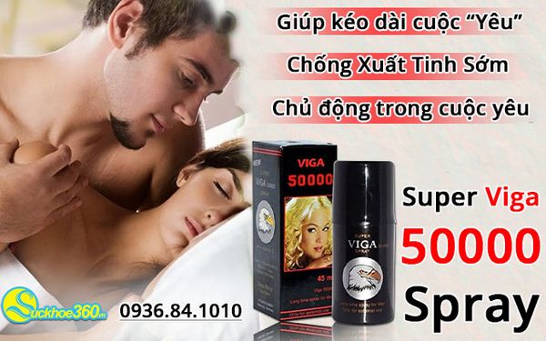 công dụng super viga 5000 spray