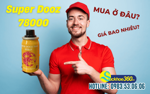 Super Dooz 78000 Spray giá bao nhiêu mua ở đâu