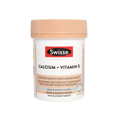 Swisse Ultiboost Calcium + Vitamin D