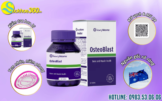 Cách nhận biết Osteoblast Henry Blooms chính hãng
