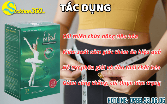 Tác dụng của giảm cân Áo Đình