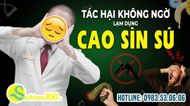 Dùng Cao Sìn Sú có hại sức khỏe không?