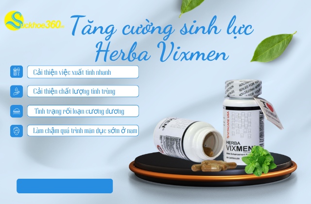 Tác dụng của Herba Vixmen đối với sinh lý nam giới