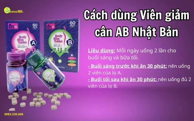 Viên uống giảm cân AB
