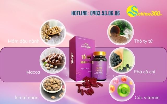 Khám phá thành phần trong viên uống Tố Nữ Hoàng Sơn