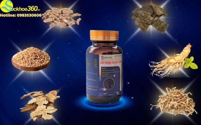 Thành phần chính có trong viên uống Bổ Thận Ngọc Linh