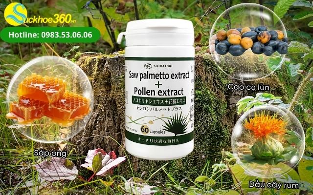 Thành phần của Saw Palmetto Plus
