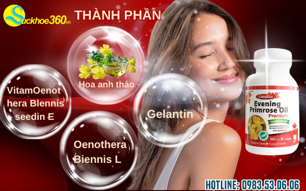 Thành phần David Health Evening Primrose Oil Canada
