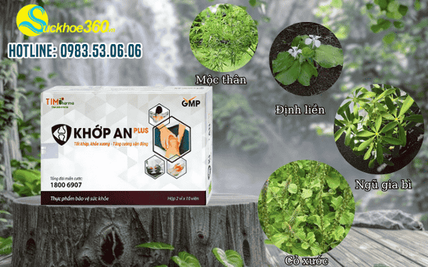 Các thành phần chính Khớp An Plus Nanofrance bí quyết tác động từ gốc đến ngọn