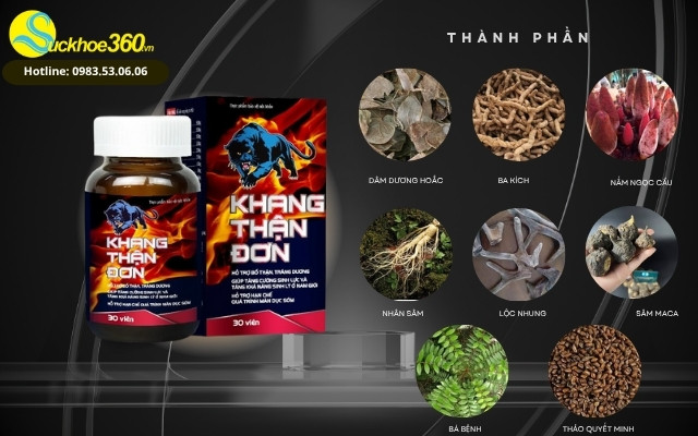Thành phần của Khang Hồng Đơn gồm những gì?